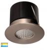 Prime - Nickel Fixed 3CCT LED Downlight IP54